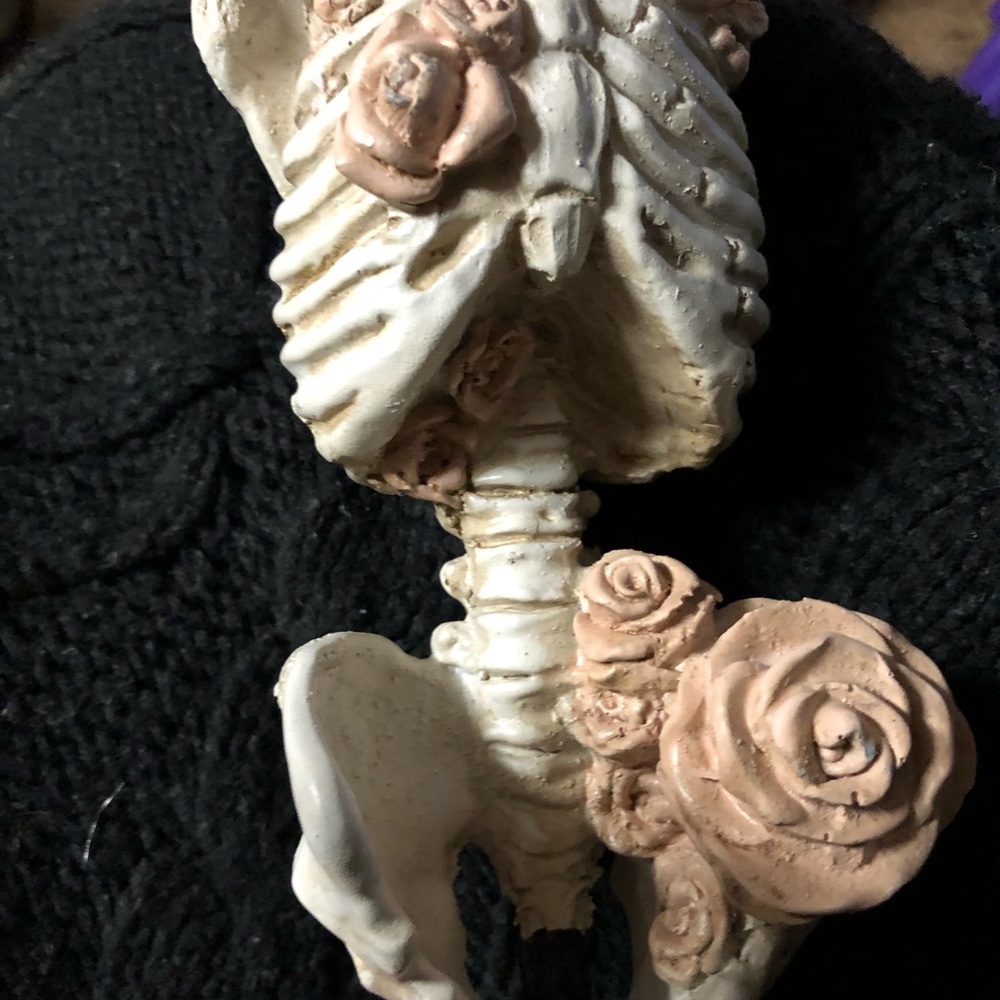 HTF Michael's Ashland Halloween Skelton Floral Torso 💀